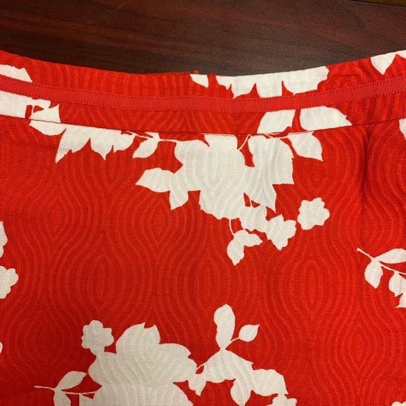 Talbots Red & White Valentines Day Pencil Skirt - Picture 3 of 7
